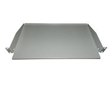 картинка Консоль глубина 266мм, серая Netko (полка для серверного шкафа) крепление переднее 1U от магазина Интерком-НН