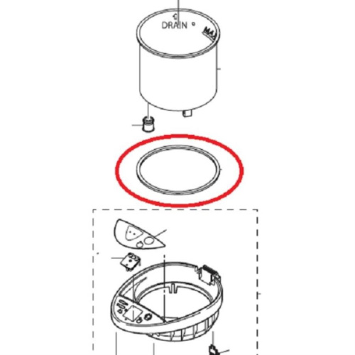 картинка Panasonic APH95-480-X0 Уплотнитель корпус-чаша для термопота NC-EH30P, NC-EH40P, NC-EM30P, NC-EM40P от магазина Интерком-НН фото 2