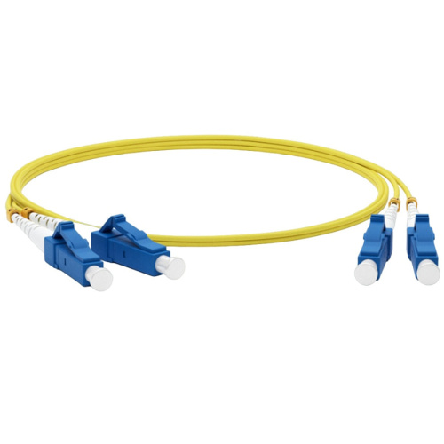 картинка Патч-корд оптический (optic patch cord) LC/UPC-LC/UPC SM 9/125мкм одномодовый (duplex) 1 метр от магазина Интерком-НН фото 2