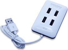 картинка Разветвитель на 4 порта USB hub (белый) от магазина Интерком-НН