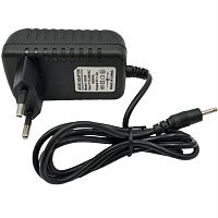 картинка Сетевое зарядное устройство, разъем 2.5мм, 5В, 2000mAh (черный) с кабелем 1 метр от магазина Интерком-НН