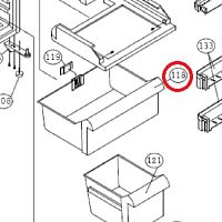 картинка Panasonic CNRAH-19509B Лоток (ящик) для холодильника NR-B591 от магазина Интерком-НН