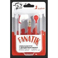 картинка Наушники SmartTrack Fanatik (красный/белый) STE-4200 от магазина Интерком-НН