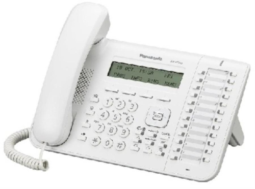 картинка Panasonic KX-NT543RU (белый), системный IP-телефон от магазина Интерком-НН