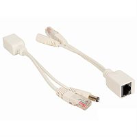 картинка Orient nt-633poe W комплект PoE (инжектор + сплиттер) для передачи питания по витой паре, белый от магазина Интерком-НН