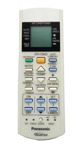 картинка Panasonic CWA75C3704 Пульт для кондиционера HE9MKD, HE12MKD от магазина Интерком-НН