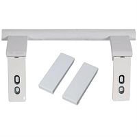 картинка Ручка двери 7430668 отжимная L=210мм с накладками (белая) для холодильника Liebherr от магазина Интерком-НН