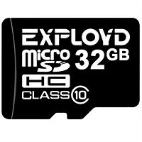картинка Память microSDHC 32Gb Exployd Professional class10 без адаптера (EX0032GCSDHC10) от магазина Интерком-НН