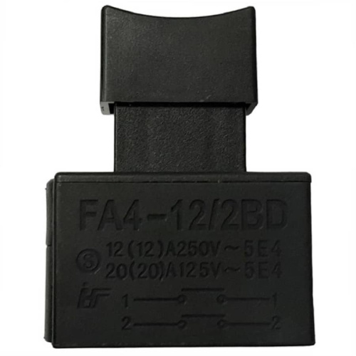 картинка Выключатель FA4-12/2BD (162) с фиксатором 12(12)A, 250V для электроинструмента  от магазина Интерком-НН фото 2