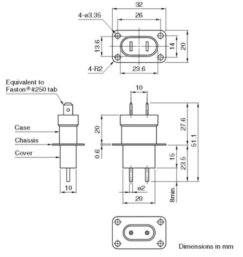 картинка Проходной конденсатор (изолятор) HFC-2L-CH для магнетрона СВЧ от магазина Интерком-НН фото 3
