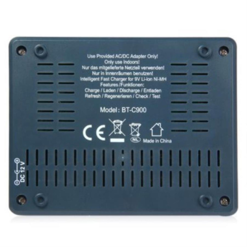 картинка Opus BT-C900 Универсальное зарядное устройство на 4 аккумулятора Ni-MH/Ni-Cd тип "Крона" от магазина Интерком-НН фото 3