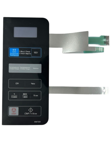 картинка Samsung DE34-00309N Сенсорная панель СВЧ (микроволновой) печи MW73ER-WB, MW73ER-SB от магазина Интерком-НН