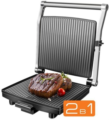 картинка Электрогриль Redmond SteakMaster RGM-M800 1800Вт черный/серебристый от магазина Интерком-НН фото 2