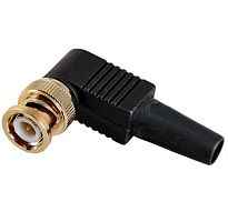 картинка Разъем BNC-7101B штекер под винт с колпачком угловой от магазина Интерком-НН