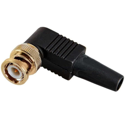 картинка Разъем BNC-7101B штекер под винт с колпачком угловой от магазина Интерком-НН