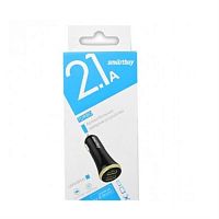 картинка Smartbuy Автомобильное зарядное устройство TURBO 1x2.1A,1x1 А с 2 USB выходами SBP-2020 (черное) от магазина Интерком-НН