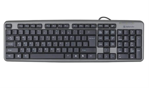 картинка Defender Element HB-520 (45523) Проводная USB клавиатура, серая  от магазина Интерком-НН