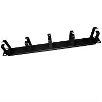 картинка Органайзер кабельный 19", 1U, металлический, 5 металлических колец, черный "М"  от магазина Интерком-НН