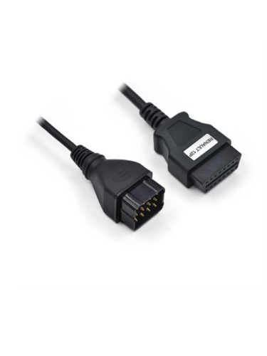 изображение Кабель-переходник диагностического разъема Renault 12pin на OBDII 16pin для грузовых автомобилей магазин Компании Интерком-НН картинка Кабель-переходник диагностического разъема Renault 12pin на OBDII 16pin для автомобиля от магазина Интерком-НН
