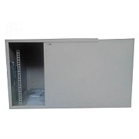 картинка Антивандальный шкаф 9U пенального типа, (Ш*Г*В 520х400х410мм) 19" направляющие, замок, серый от магазина Интерком-НН