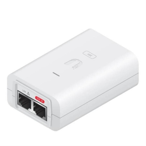 картинка Блок питания Ubiquiti POE Adapter 24V 1A POE-24-24W-WH от магазина Интерком-НН