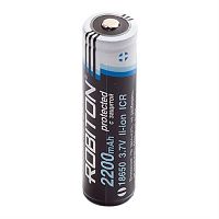картинка Robiton 2.2/Li18650 Аккумулятор Li-ion 18650 ICR 3.7 В, 2200mAh, с защитой от магазина Интерком-НН