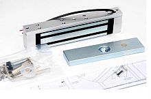 картинка AccordTec ML-180AS Электромагнитный замок сила удержания 180кг, цвет: серебристый  от магазина Интерком-НН