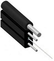 картинка Кабель оптический Alpha Mile FTTx, с дополнительным несущим элементом (проволока 1.0 мм), 1 волокно от магазина Интерком-НН