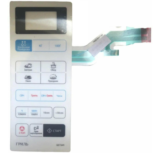 картинка Samsung DE34-00367D сенсорная панель управления для микроволновой печи (СВЧ) GE73AR-S/BWT серебро от магазина Интерком-НН фото 3