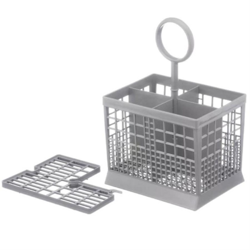 картинка Bosch 00093986 корзина для столовых приборов, 4 секции, с ручкой и крышкой для посудомоечной машины от магазина Интерком-НН