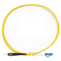 картинка Патч-корд оптический (optic patch cord) ST/UPC-LC/UPC SM 9/125 одномодовый (singlemode, sm) 5 метров от магазина Интерком-НН