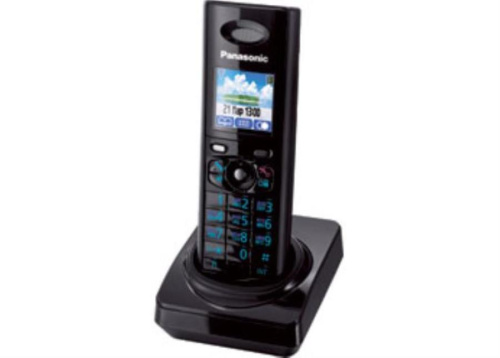 картинка Panasonic KX-TGA820RUB - Дополнительная трубка DECT (радиотелефон) , цвет: черный уп. OEM, без аккум от магазина Интерком-НН
