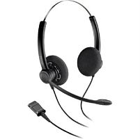 картинка Plantronics SP12-QD - гарнитура телефонная два наушника с разъемом  Practica-QD от магазина Интерком-НН