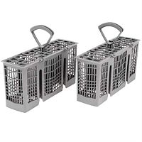 картинка Bosch 00418280 корзина двойная для столовых приборов, 6 секций, с ручкой для посудомоечной машины от магазина Интерком-НН