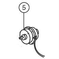 картинка Panasonic CWA921182 Двигатель вентилятора внешнего блока кондиционера CU-A18CTP5 от магазина Интерком-НН