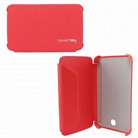 картинка Чехол-книжка Samsung Galaxy Tab3 (красный) 7" пластик от магазина Интерком-НН