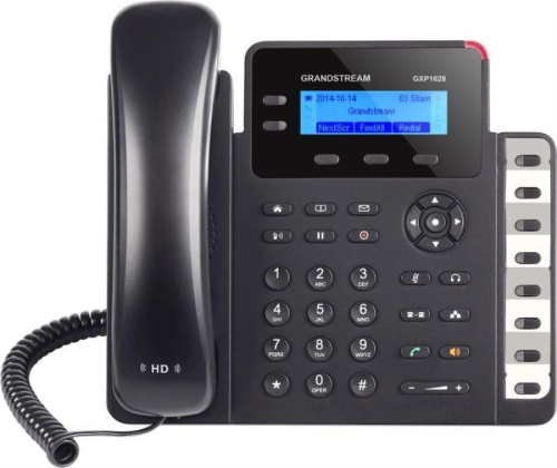 картинка Телефон IP Grandstream GXP-1628 черный от магазина Интерком-НН