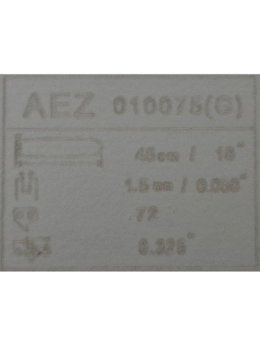 картинка AEZ 010075(G) пильная шина (0,325x1,5мм x 72зуб, 45см) для цепных пил Patriot 18" серия General от магазина Интерком-НН фото 3