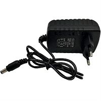 картинка Сетевое зарядное устройство, разъем 5.5мм, 9В, 2000mAh (черный) с кабелем 1 метр от магазина Интерком-НН