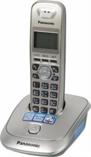картинка Panasonic KX-TG2511RUN - Беспроводной телефон DECT (радиотелефон) , цвет: Платиновый (N)  от магазина Интерком-НН фото 3