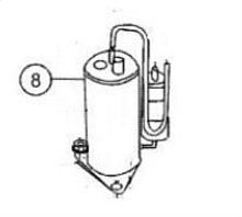 картинка Panasonic CWB092526 Компрессор кондиционера моделей CU-PC12KKD, CU-PA12KKD от магазина Интерком-НН