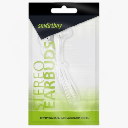 картинка Smartbuy SBE-012 Внутриканальные наушники, белые от магазина Интерком-НН фото 2