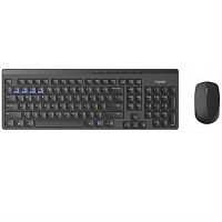 картинка Rapoo 8100M Комплект клавиатура+мышь, USB, беспроводной, черный от магазина Интерком-НН