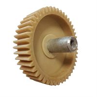 картинка Шестерня 25.001-MLN с внутренним шестигранником для мясорубки Moulinex D=81, H=71мм 46 прямых зубьев от магазина Интерком-НН