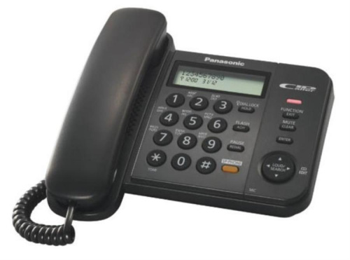 картинка Panasonic KX-TS2358RUB проводной телефон, цвет черный от магазина Интерком-НН фото 3
