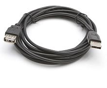 картинка Кабель-удлинитель USB 2.0 AM/AF 1.8м черный (пакет) SmartTrack K819 от магазина Интерком-НН