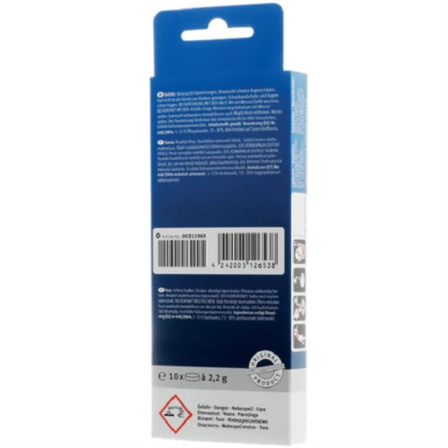 картинка Bosch 00311969 (00312295) таблетки для чистки кофемашин и кофеварок (10 шт) от магазина Интерком-НН фото 3