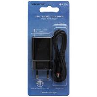 картинка Borofone BA20A сетевое зарядное устройство (с кабелем Type-C) с 1 USB выходом 5В, 2100mAh, черный  от магазина Интерком-НН