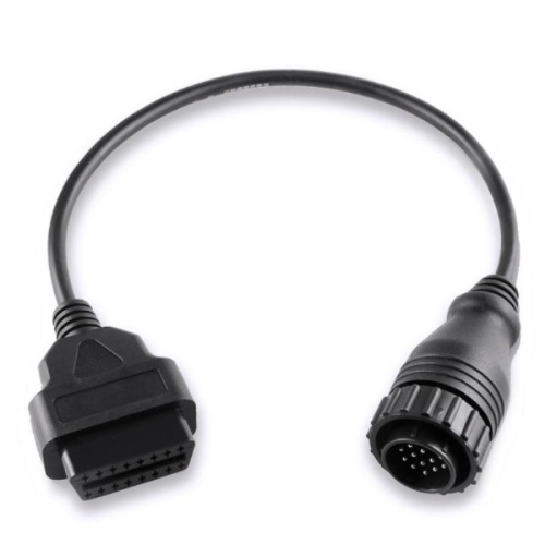 изображение Кабель-переходник диагностического разъема BENZ 14pin на OBDII 16pin для грузовых автомобилей магазин Компании Интерком-НН картинка Кабель-переходник диагностического разъема BENZ 14pin на OBDII 16pin для автомобиля от магазина Интерком-НН