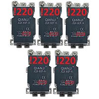 картинка Силовое реле Qianji JQX-60F-A-220 5шт. управление 220VAC, контакты 250В 80А от магазина Интерком-НН